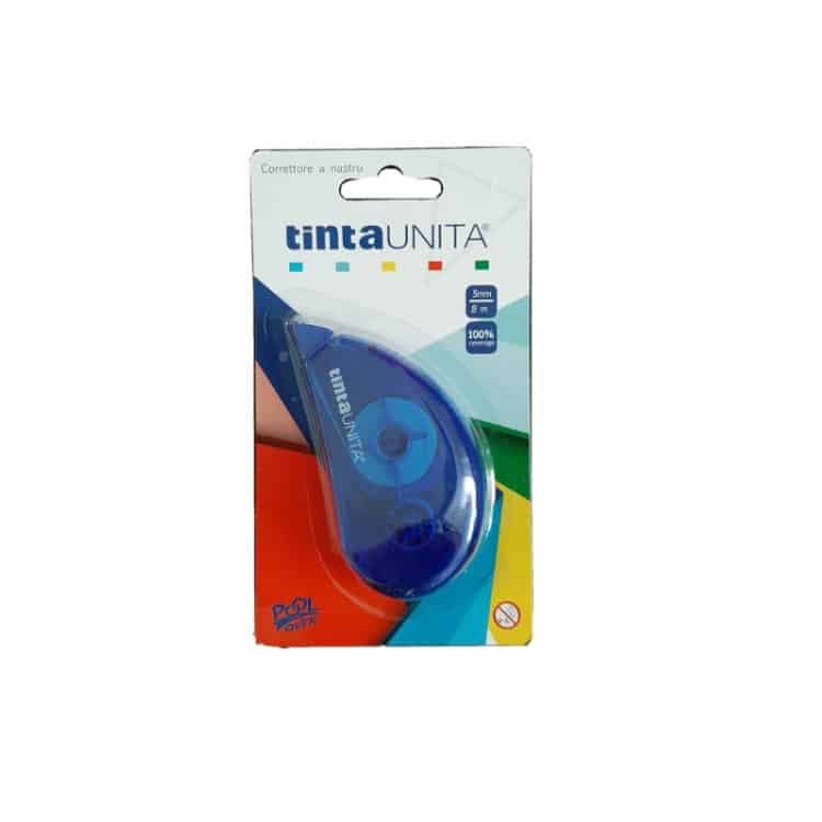 Correttore a Nastro TINTA UNITA 8mt Set Scorta - immagine 2