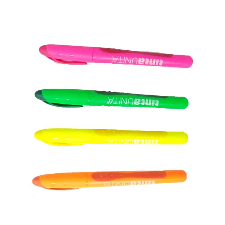 Featured image for “Evidenziatori TINTA UNITA a Penna Fluo Set Scorta”