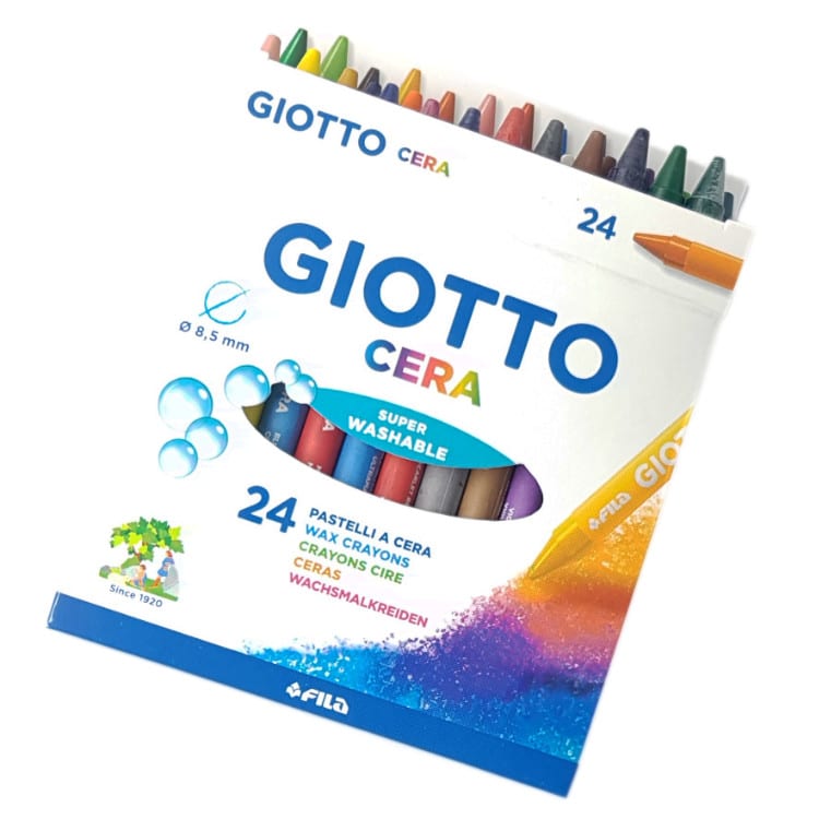 Pastelli a Cera GIOTTO Super Lavabili Confezioni - immagine 2
