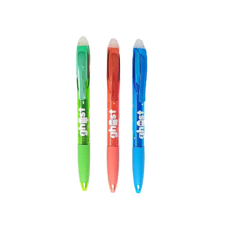 Penna Cancellabile Ricaricabile GHOST a Scatto Set Scorta
