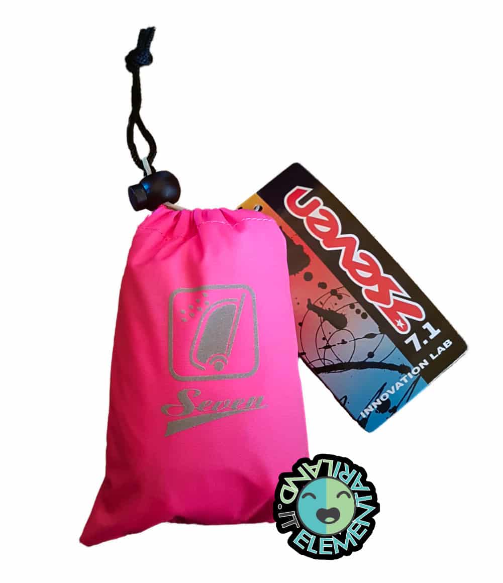 COPRI TROLLEY Impermeabile SEVEN Anti-Pioggia UNIVERSALE Rosa - immagine 2