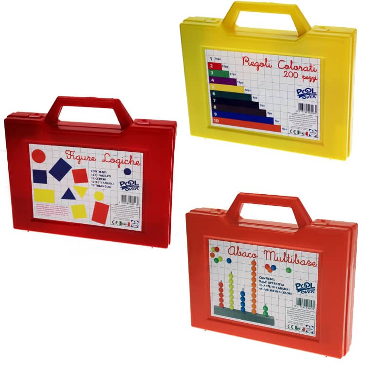 Strumenti Didattici in Valigetta: REGOLI, ABACO, FIGURE LOGICHE