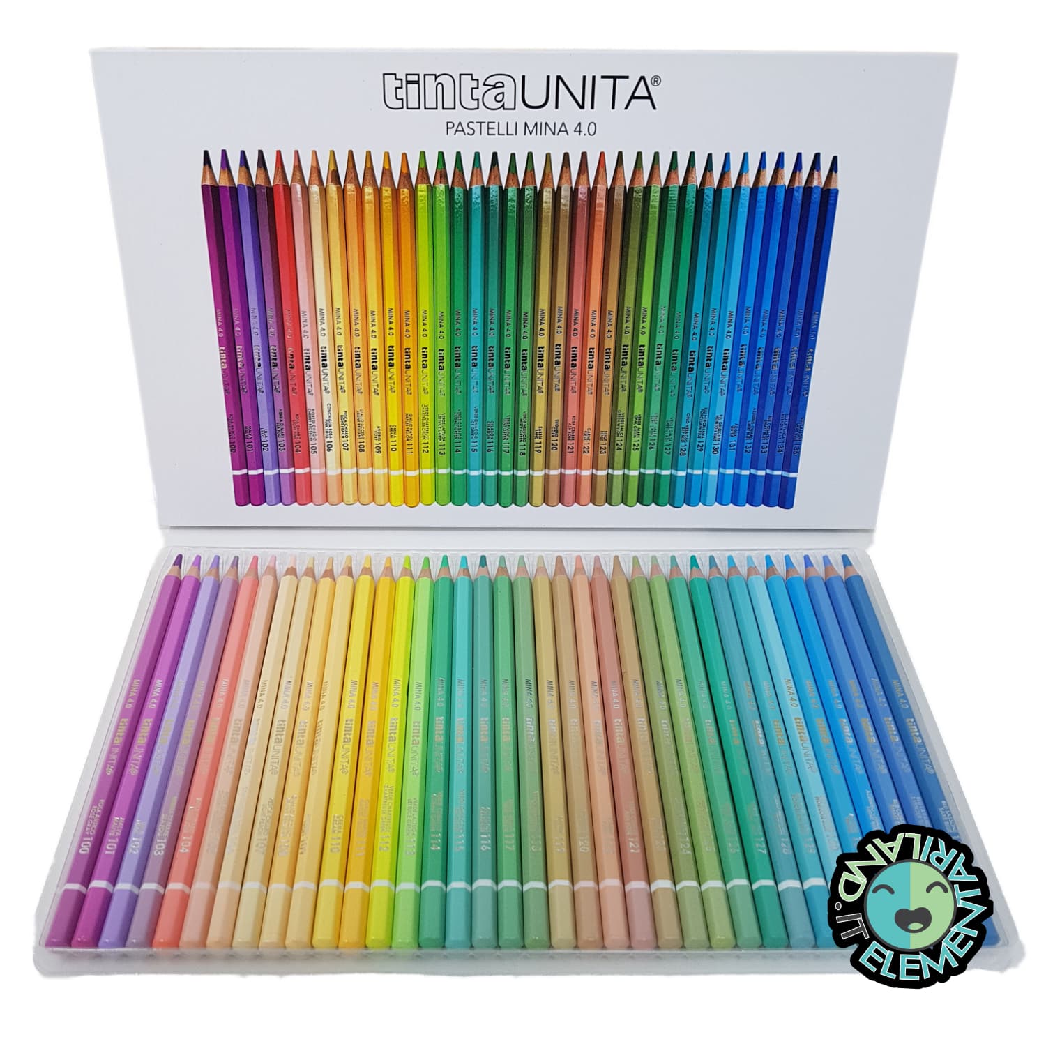 Featured image for “Matite 36 tonalità PASTELLO in confezione Magnetica TINTA UNITA”