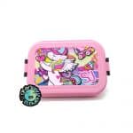 KIT MERENDA BAMBINA: Portamerenda + Borraccia UNICORNO SJ
