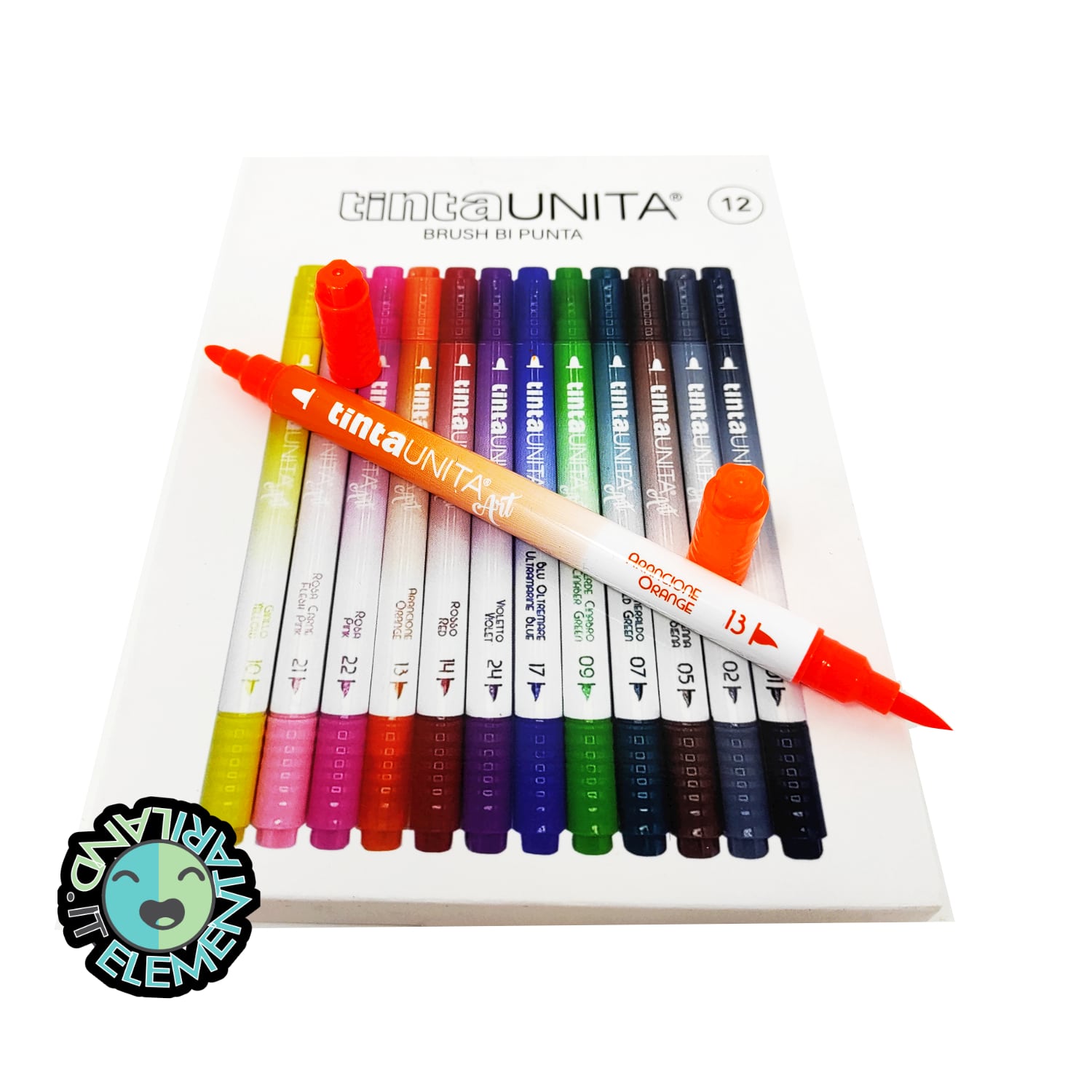 Pennarelli BRUSH PEN Doppia Punta TINTA UNITA
