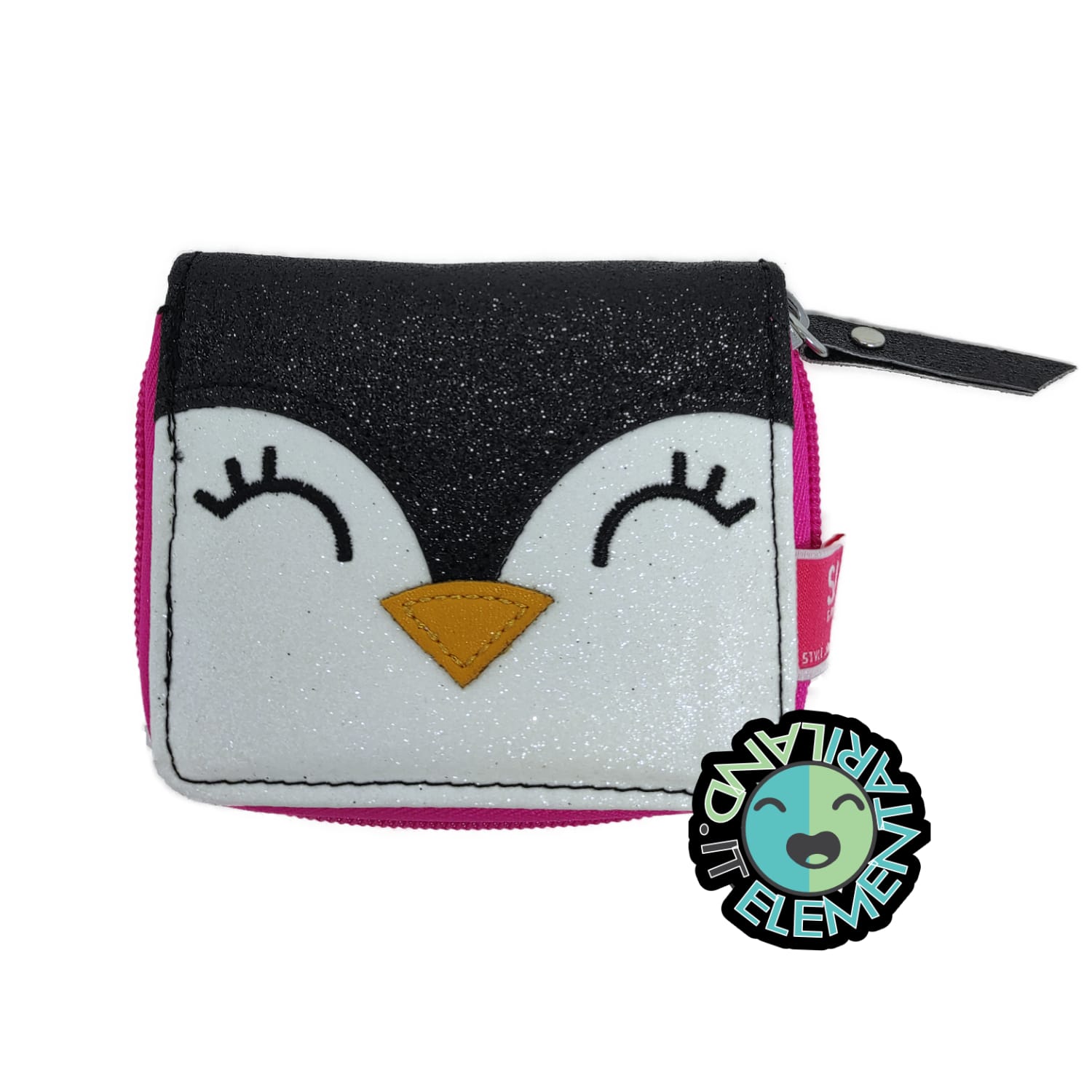 Featured image for “Portafoglio SJ Seven Bambina Pinguino Glitter”