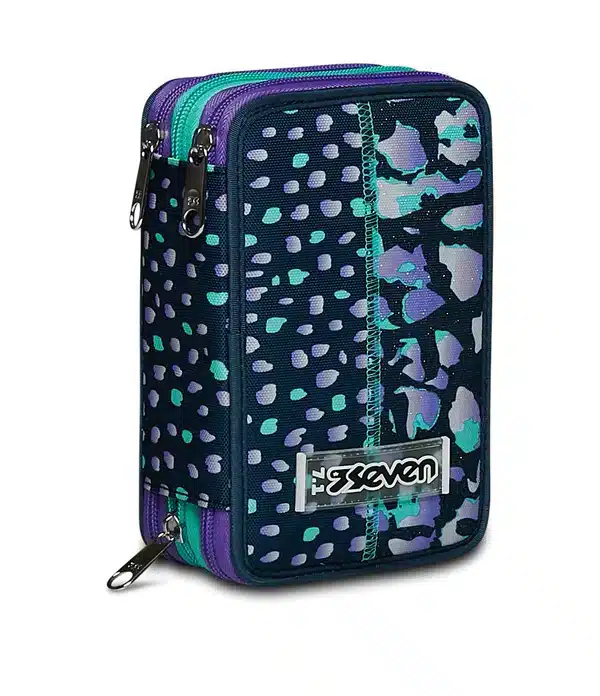 Featured image for “Astuccio SEVEN 3 Zip - POIS GIRL - Ziply Charming Patch Bambina”