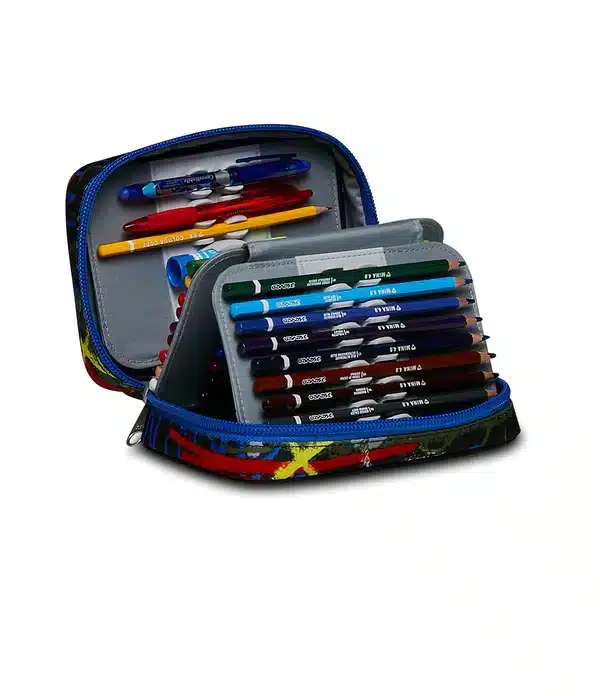 Astuccio SPEED PAD Seven -con Ganci e Scomparti Estraibili- FLUO BELTS Bambino - immagine 3