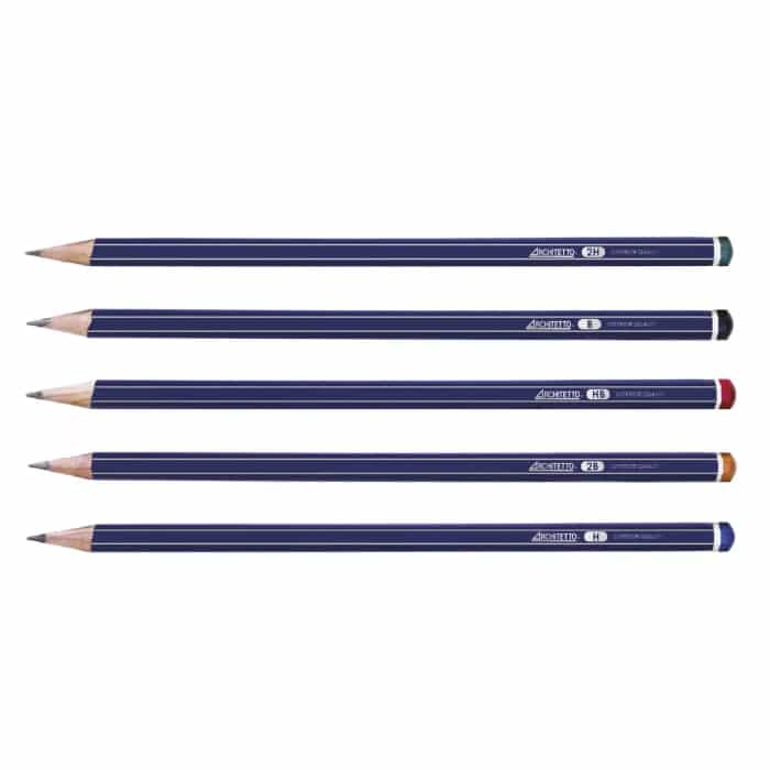 Matite Grafite Graduate HB - B - 2B - H - 2H - immagine 2