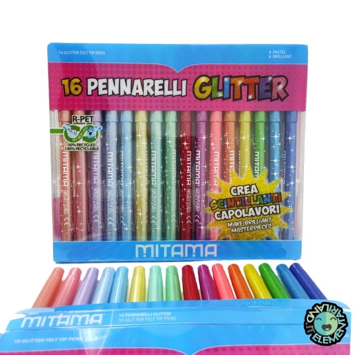 Pennarelli GLITTER Extra Brillanti Mitama