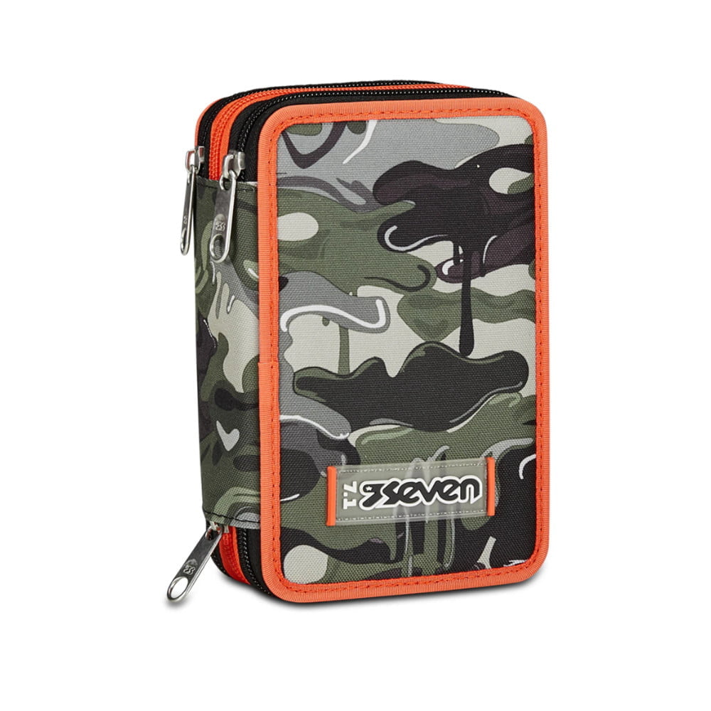 astuccio portapenne 3 zip seven lightventure bambino