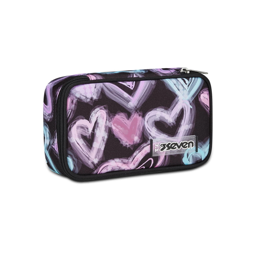 astuccio seven quick case freethink cuori nero