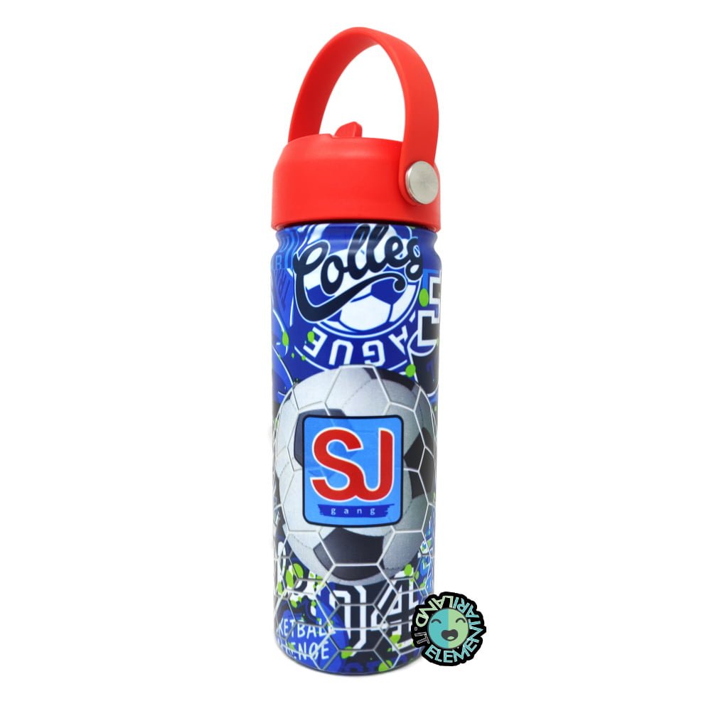 Borraccia SJ Termica 500 ml Bambino Calcio New - immagine 3