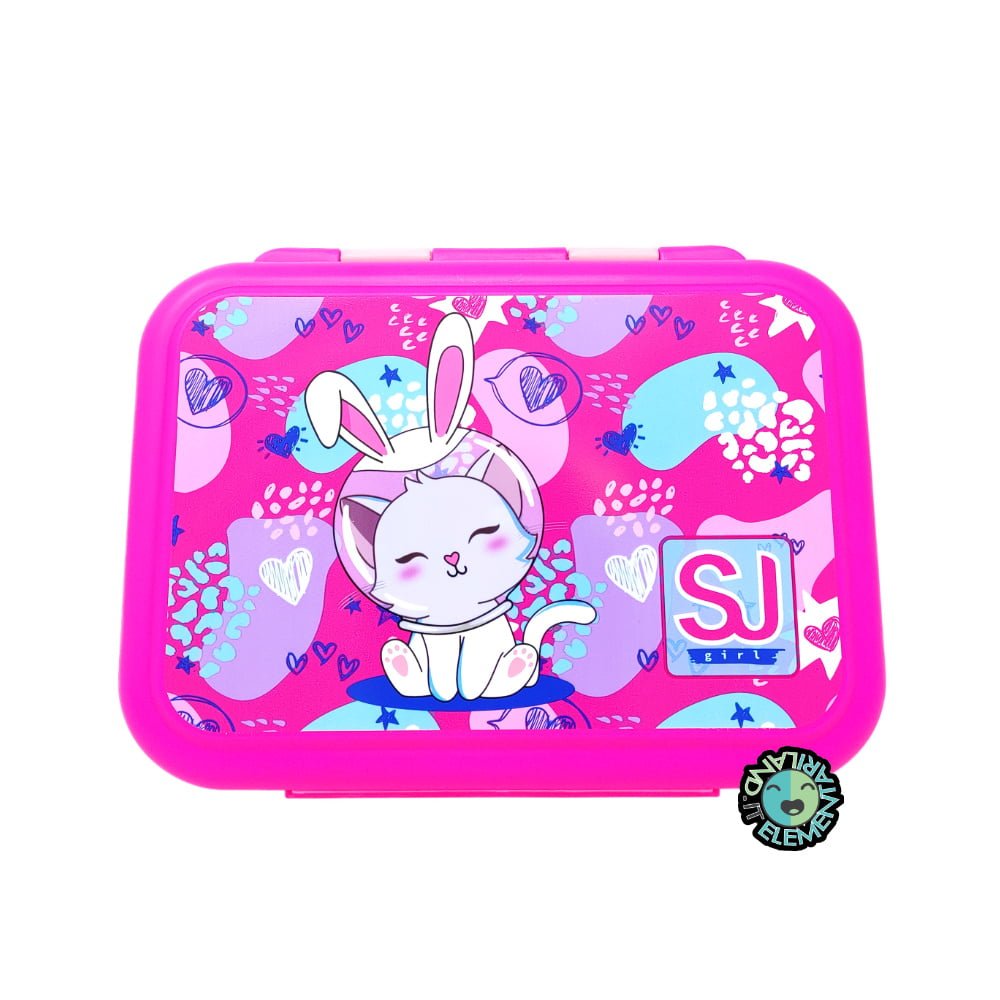 Featured image for “Portamerenda SJ Bambina Scuola Elementare Gattino New”