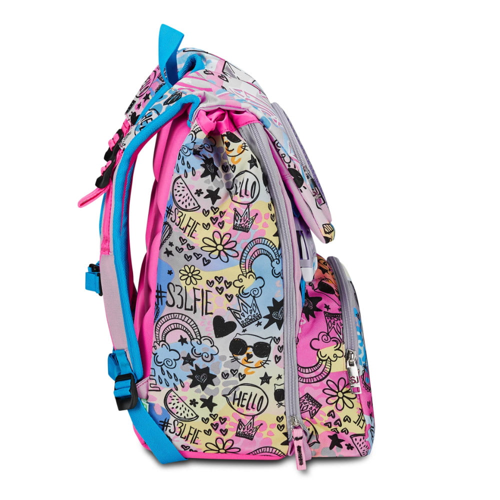Zaino SJ Estensibile Big Bambina - COLORJAM - Arcobaleno - immagine 4