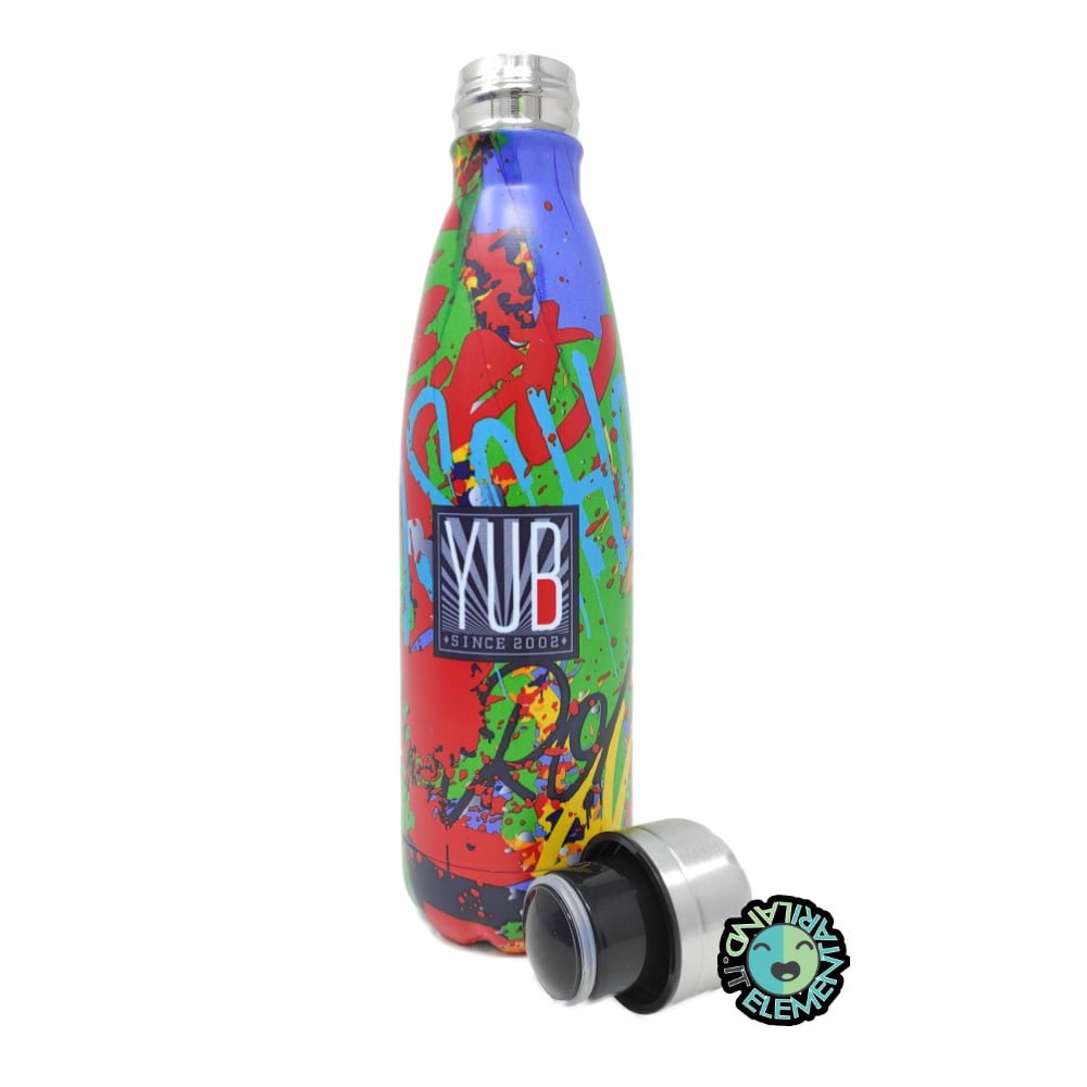 Borraccia YUB Termica 500 ml Bambino FANTASIA Rossa - immagine 2