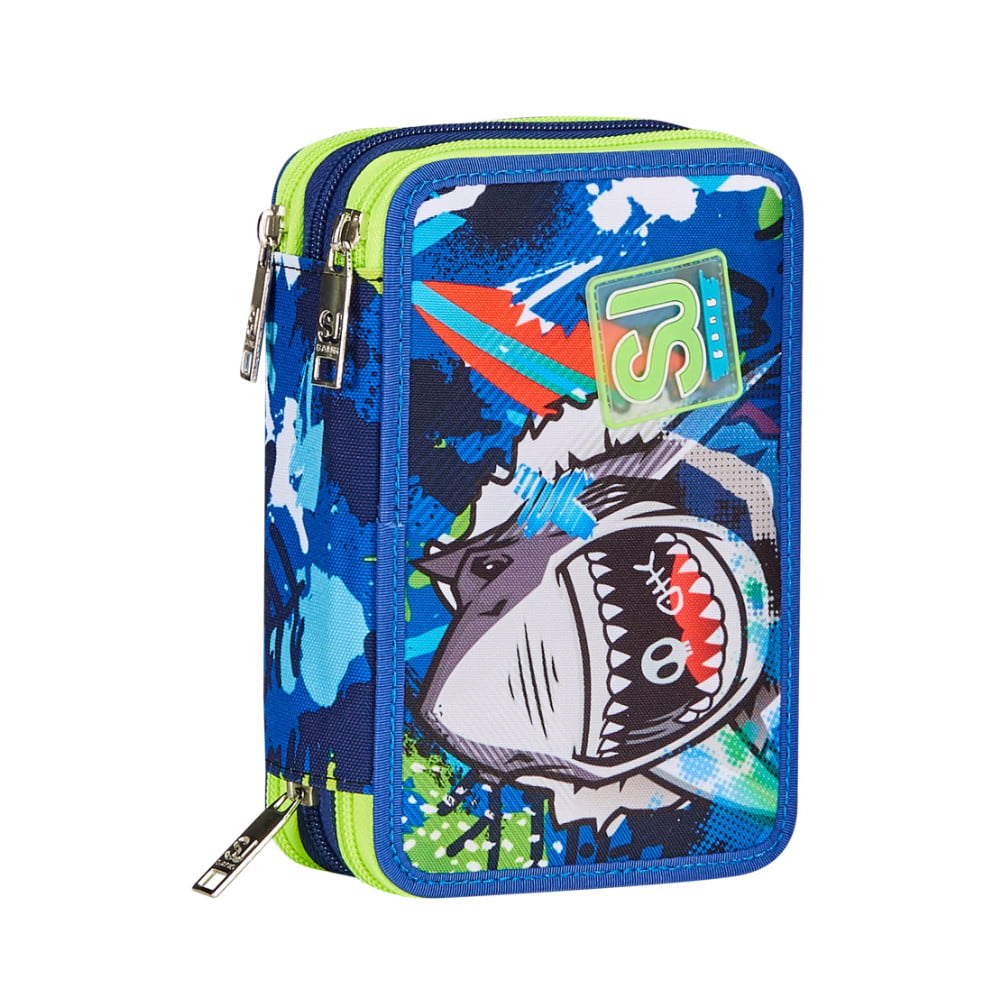 Featured image for “Astuccio SJ 3 Zip - SQUALO- Sharkstory Bambino”