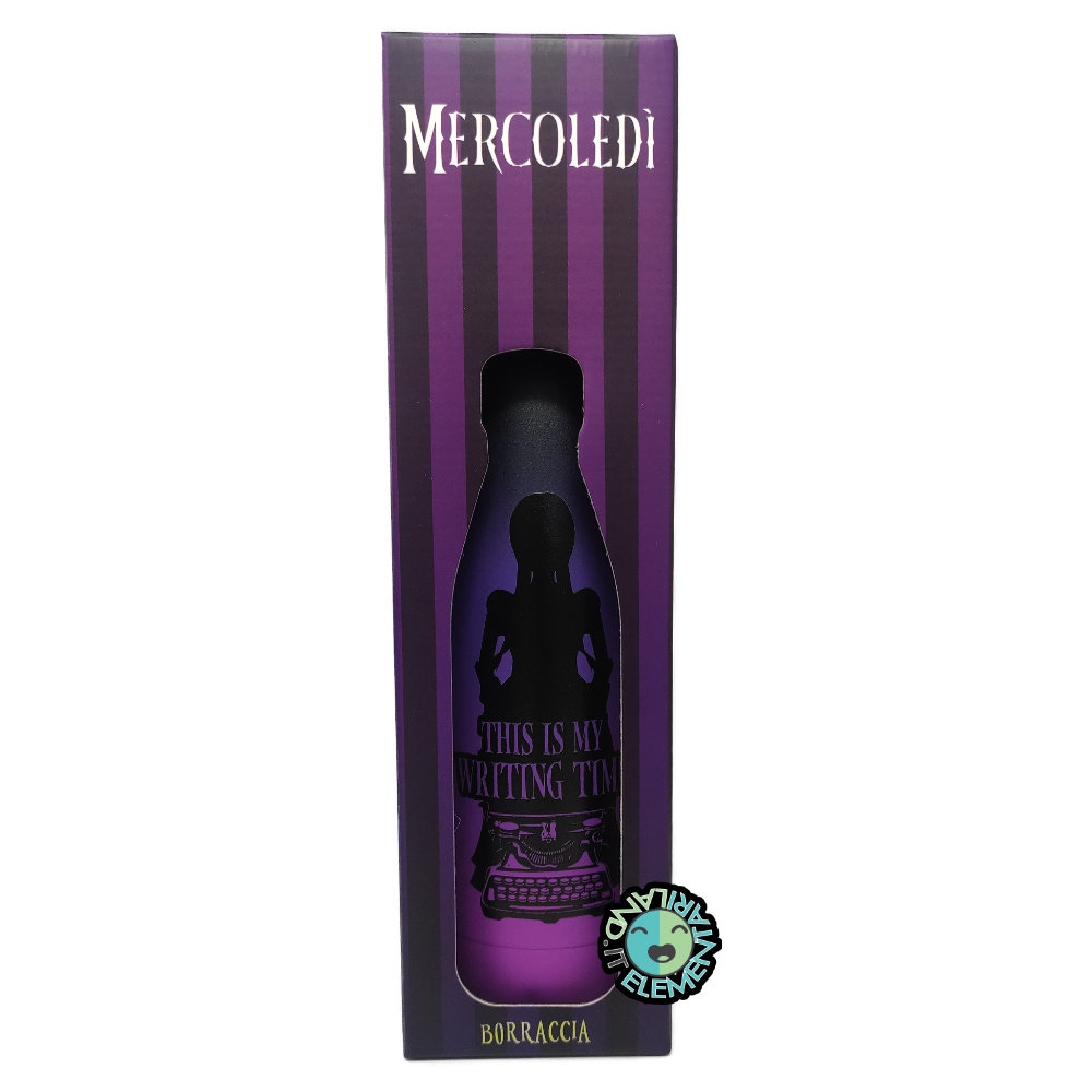 Borraccia MERCOLEDI' ADDAMS Termica 500 ml Bambina Viola - immagine 2