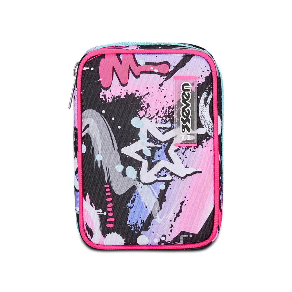 astuccio seven speed case con ganci bambina 7