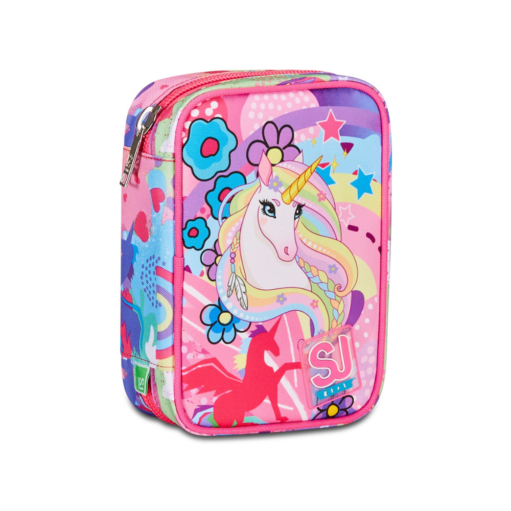 Featured image for “Astuccio SJ Speed Pad - UNIBRAID Unicorno - con Ganci e Scomparti Estraibili”