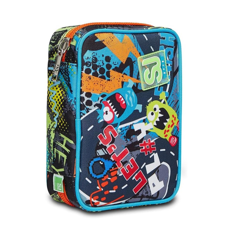 Featured image for “Astuccio SJ Speed Pad - RUSHPACK Mostriciattoli - con Ganci e Scomparti Estraibili”