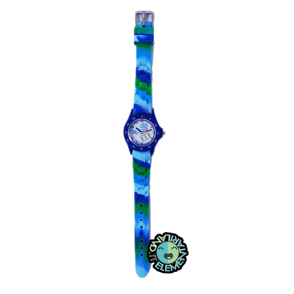 Orologio SJ con Braccialetto CALCIO Blu Verde - immagine 4