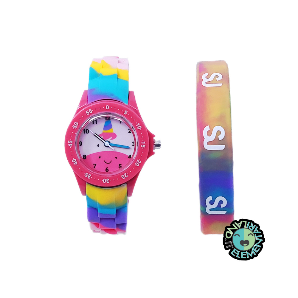 Featured image for “Orologio SJ con Braccialetto UNICORNO Multicolore”