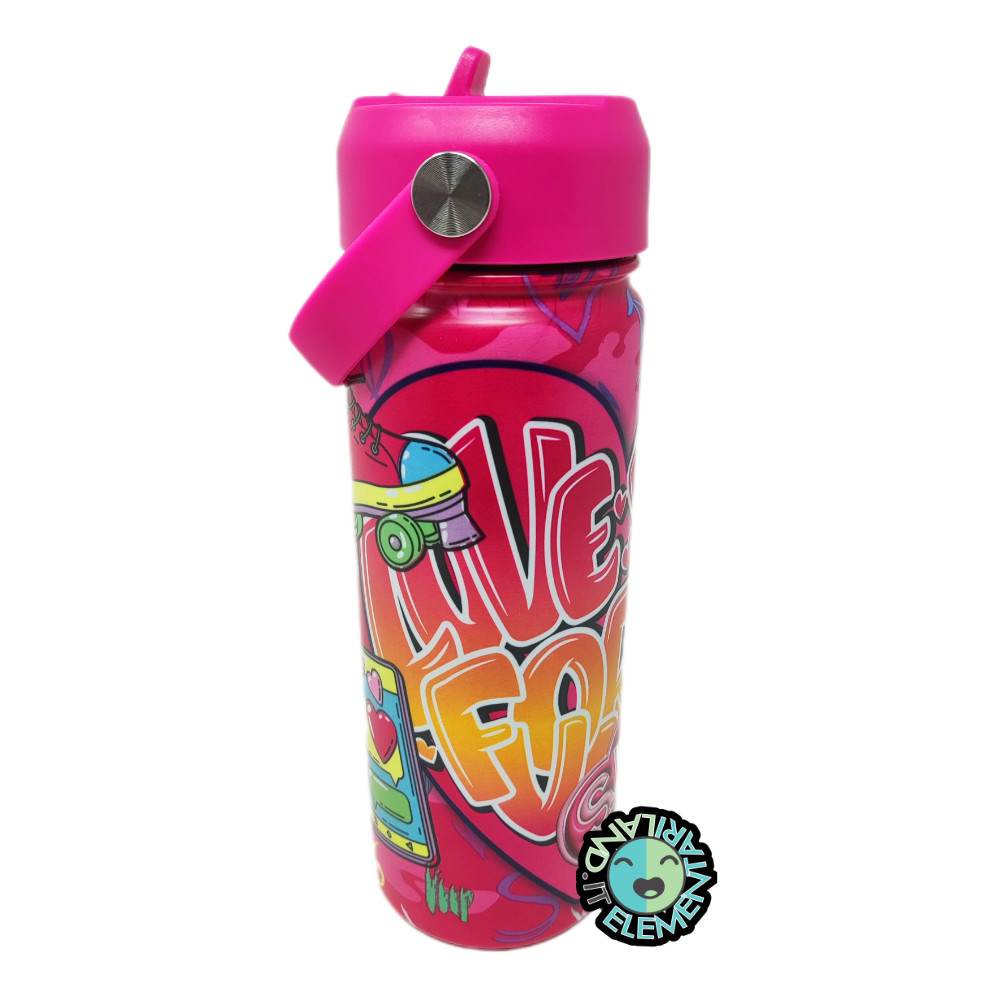 Borraccia SJ Termica 500 ml CUORI - immagine 2