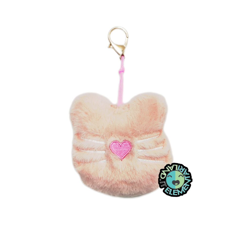 charm per zaino gattino rosa