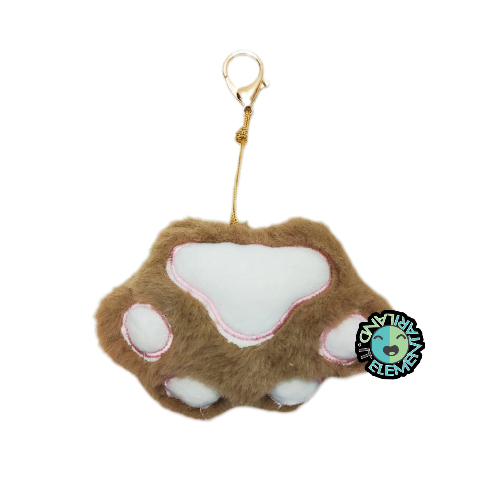 charm per zaino zampina marrone