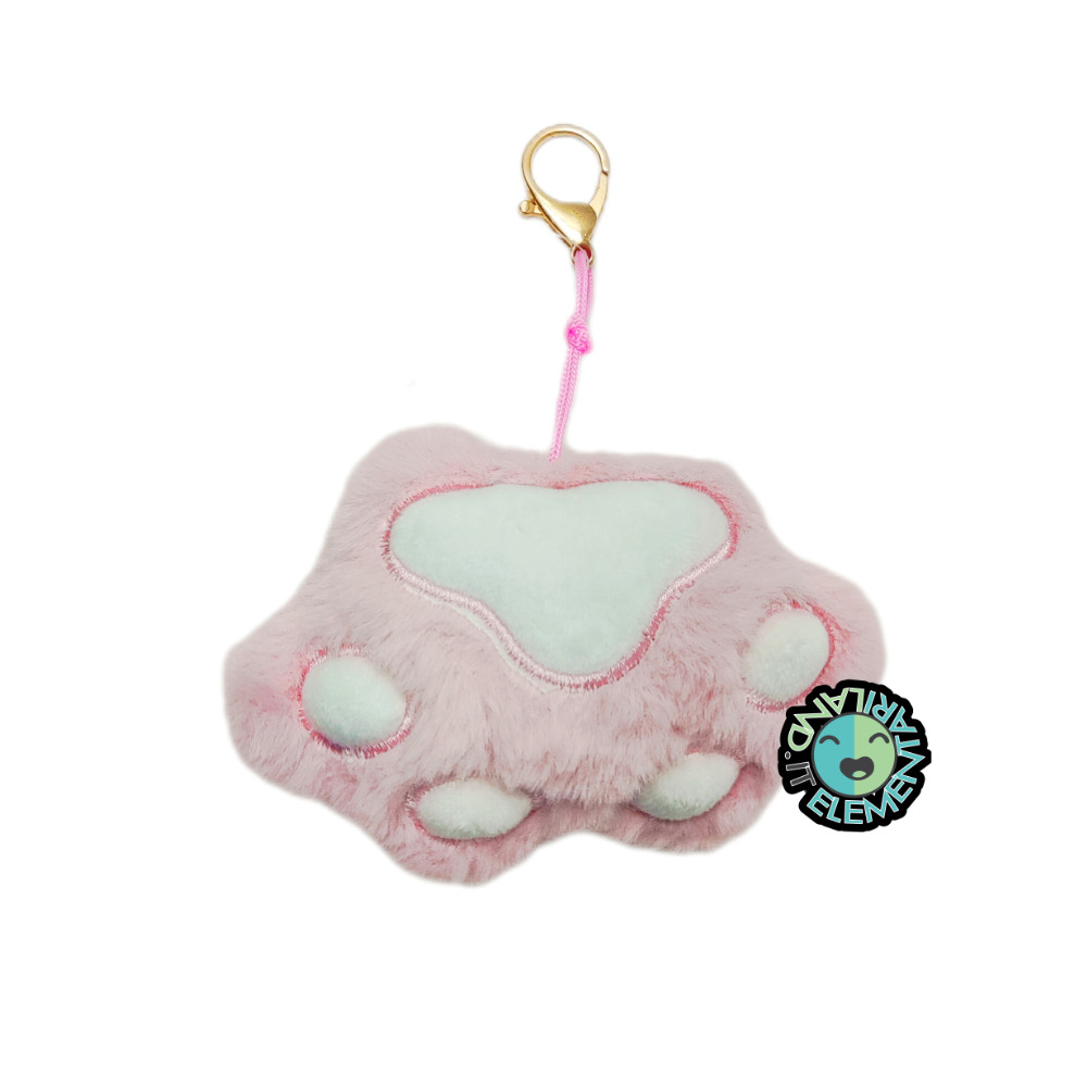 charm per zaino zampina rosa