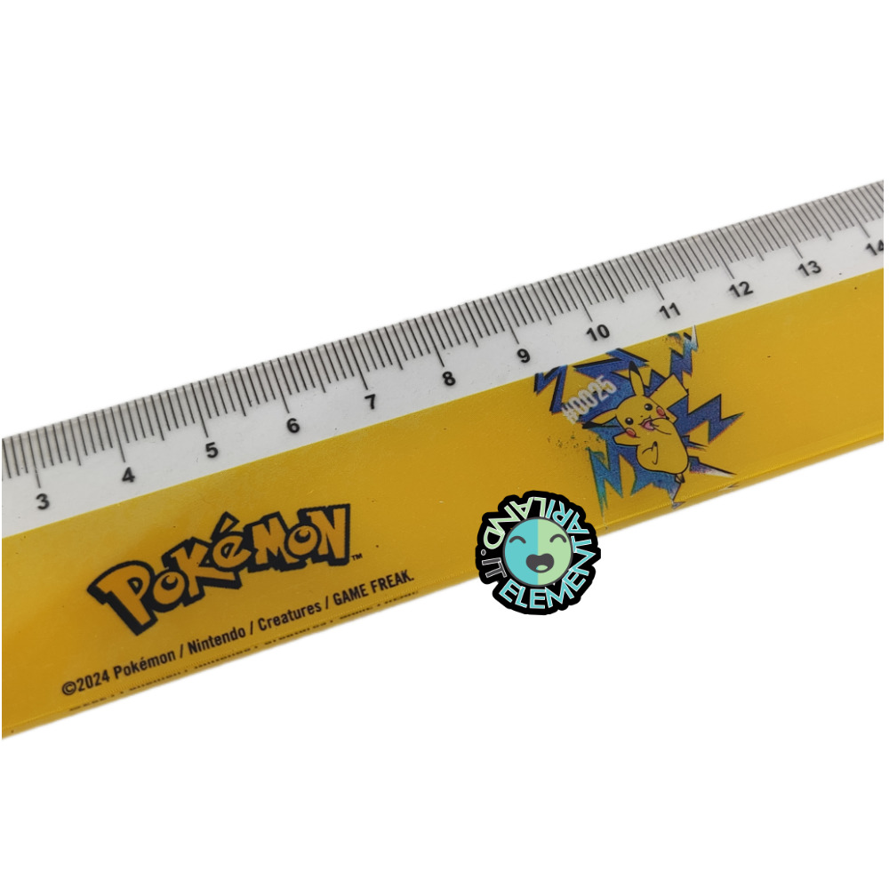 Righello 20 Centimetri Pokemon PIKACHU - immagine 2