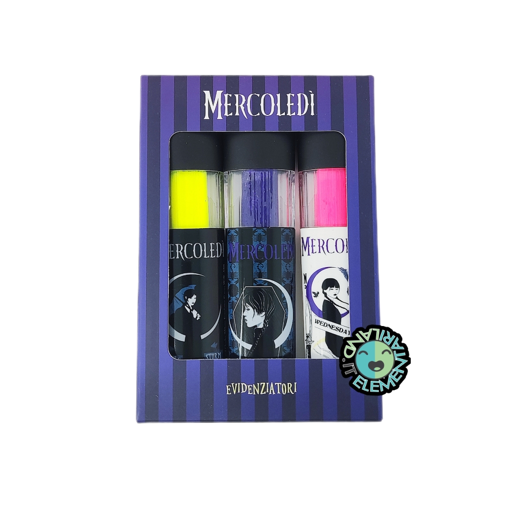 Featured image for “Set Evidenziatori MERCOLEDI' Addams”