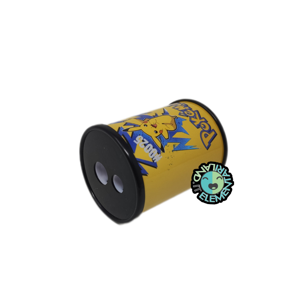 Temperino Due Fori con Contenitore Pokemon PIKACHU - immagine 3
