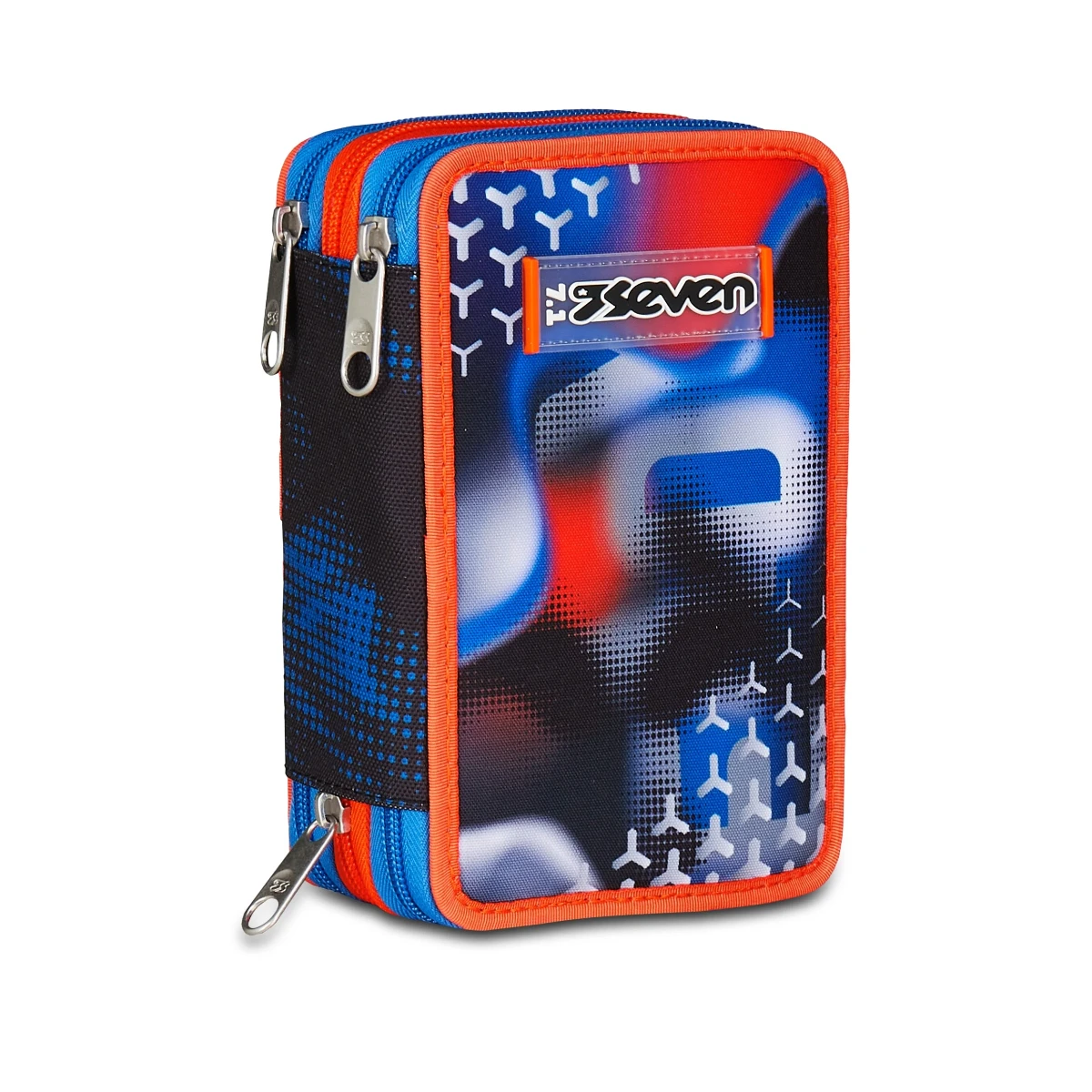 Featured image for “Astuccio SEVEN 3 Zip - OPTICAL SHADE BOY - Blu Arancio Bambino”