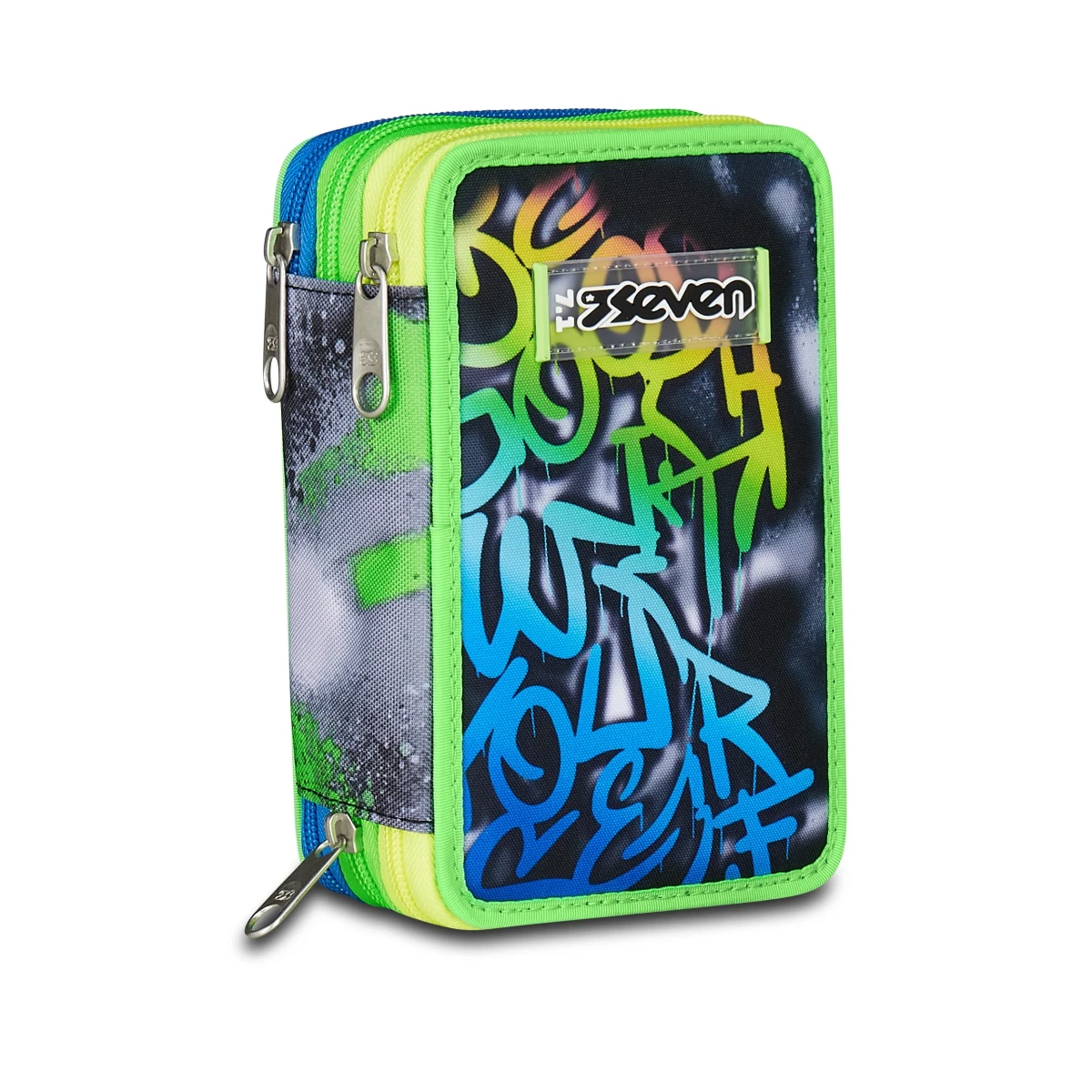 Featured image for “Astuccio SEVEN 3 Zip - SPRINT PAINT BOY - Graffiti Verde Bambino”