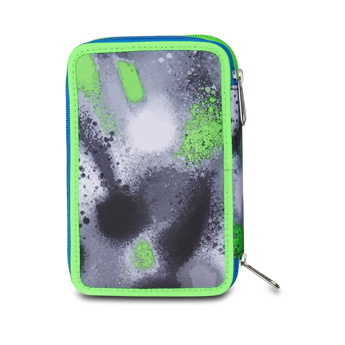 Astuccio SEVEN 3 Zip - SPRINT PAINT BOY - Graffiti Verde Bambino - immagine 7