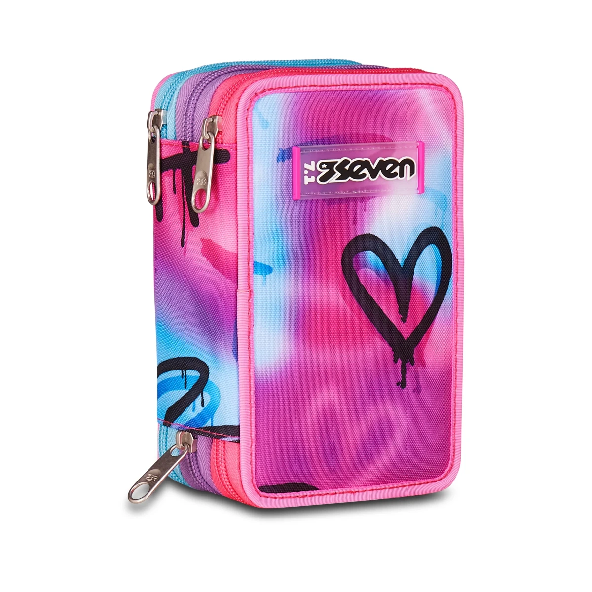 Featured image for “Astuccio SEVEN 3 Zip - SPRINT PAINT GIRL - Simboli Bambina”