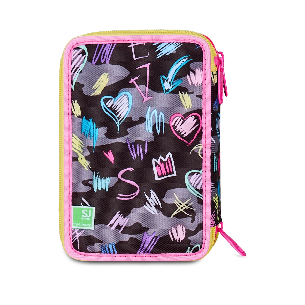 Astuccio SJ 3 ZIP - CUORI - Game Led Girl Bambina - immagine 7