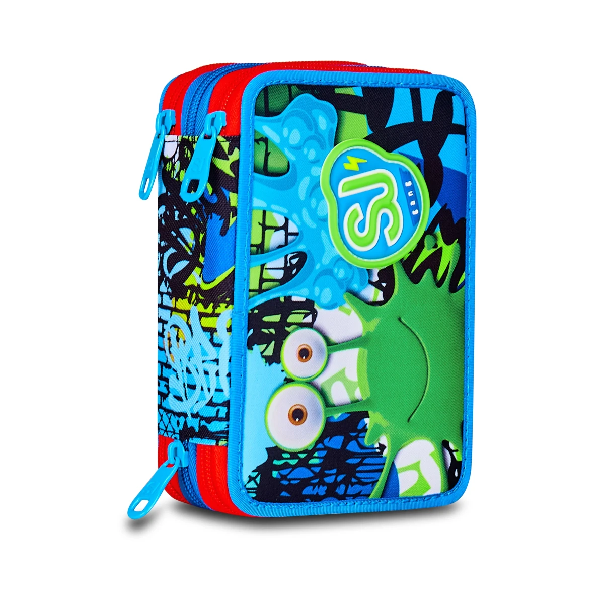 Featured image for “Astuccio SJ 3 ZIP Bambino - MOSTRO - Fantasys Boy”