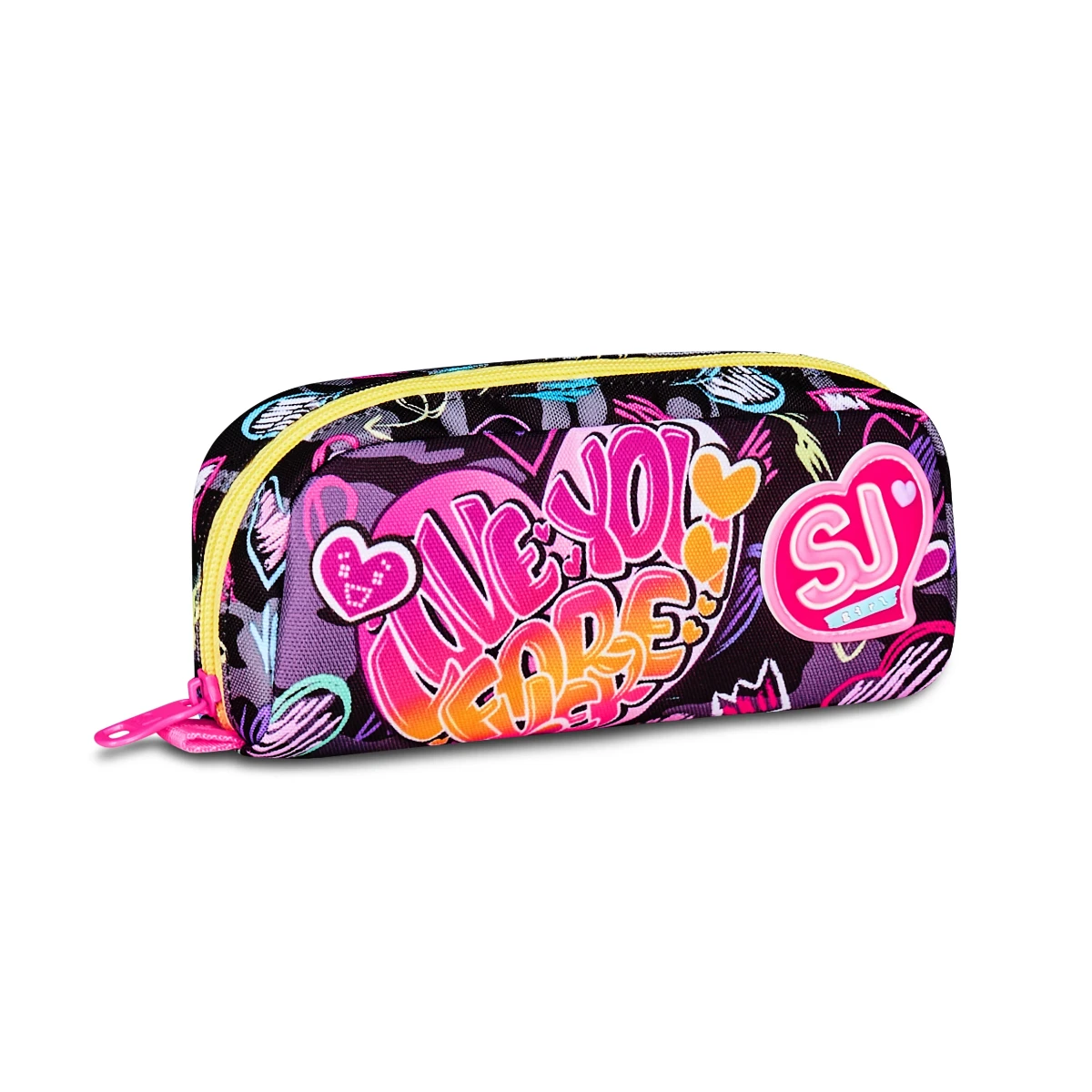 Featured image for “Bustina SJ Portapenne - CUORE - GAME LED GIRL Bambina”