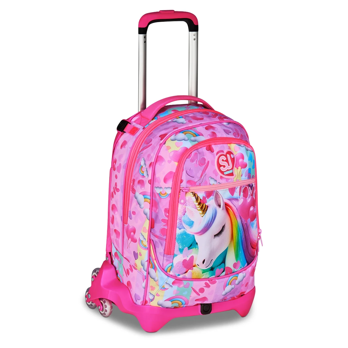 Trolley SJ Separabile 3 RUOTE - UNICORNO - Flyunicorn Girl Bambina - immagine 3