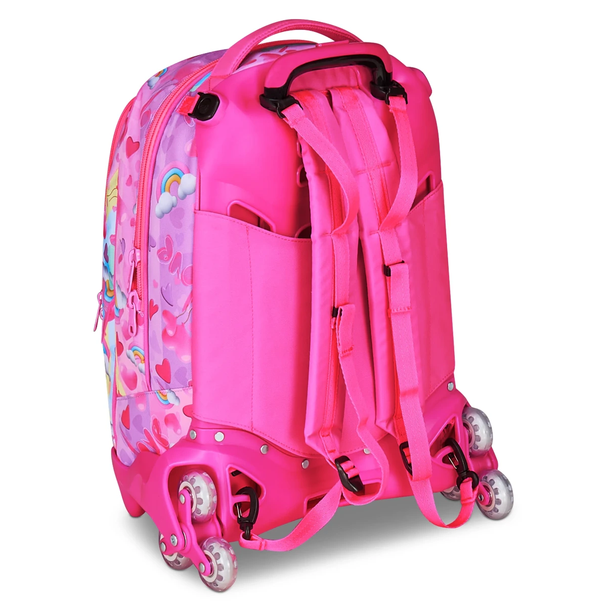 Trolley SJ Separabile 3 RUOTE - UNICORNO - Flyunicorn Girl Bambina - immagine 7