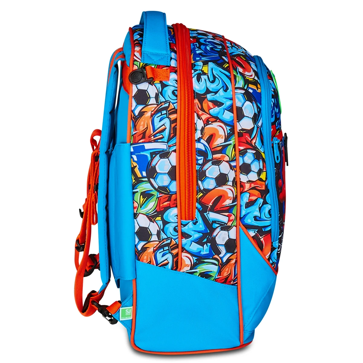 Trolley SJ Separabile 3 RUOTE - CALCIO Con Pin - Tinypatch Boy Bambino - immagine 11