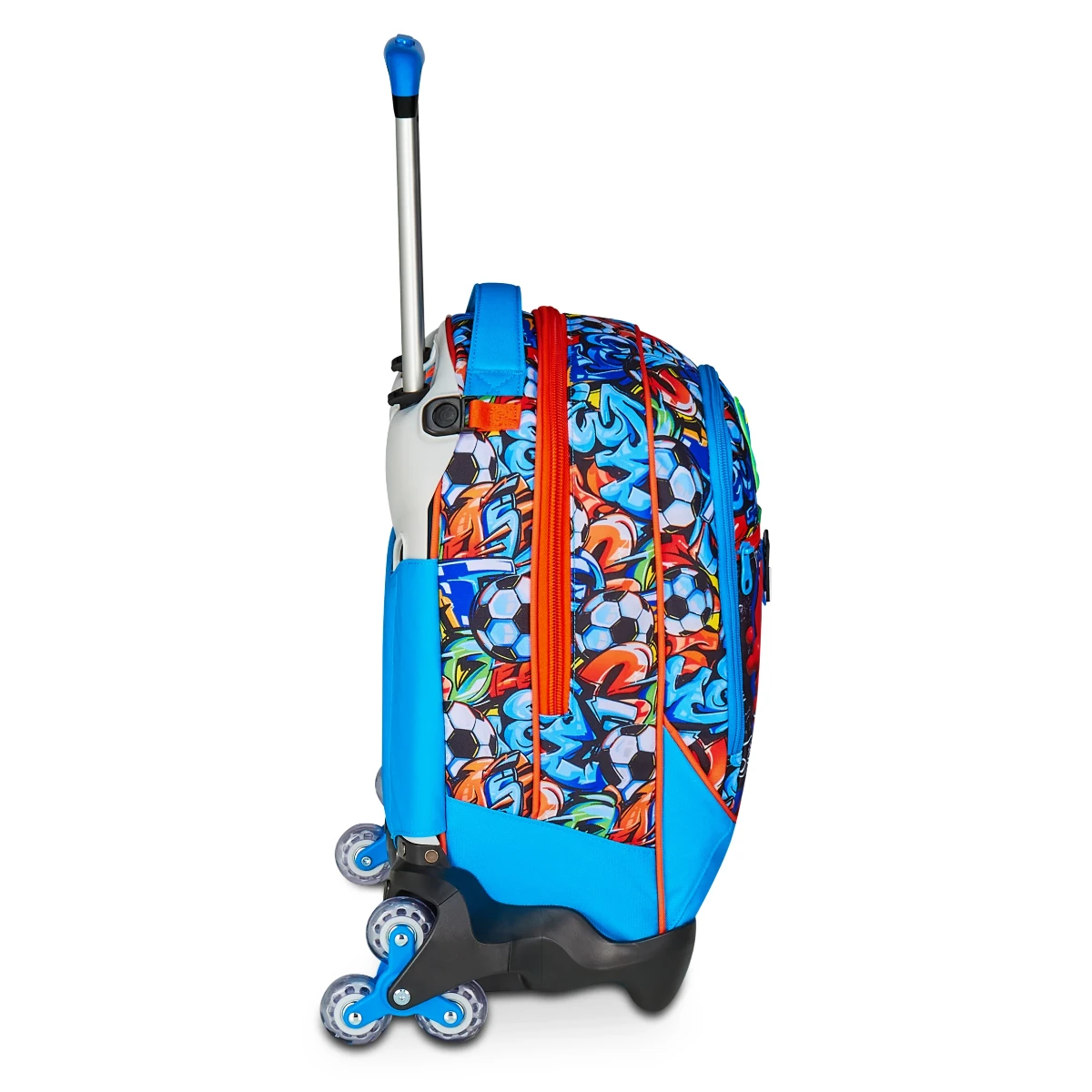 Trolley SJ Separabile 3 RUOTE - CALCIO Con Pin - Tinypatch Boy Bambino - immagine 4