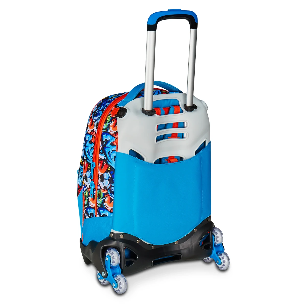 Trolley SJ Separabile 3 RUOTE - CALCIO Con Pin - Tinypatch Boy Bambino - immagine 6