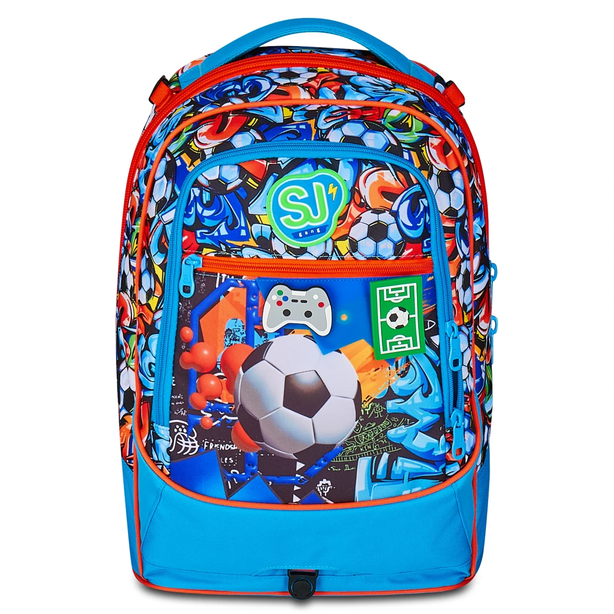 Trolley SJ Separabile 3 RUOTE - CALCIO Con Pin - Tinypatch Boy Bambino - immagine 7