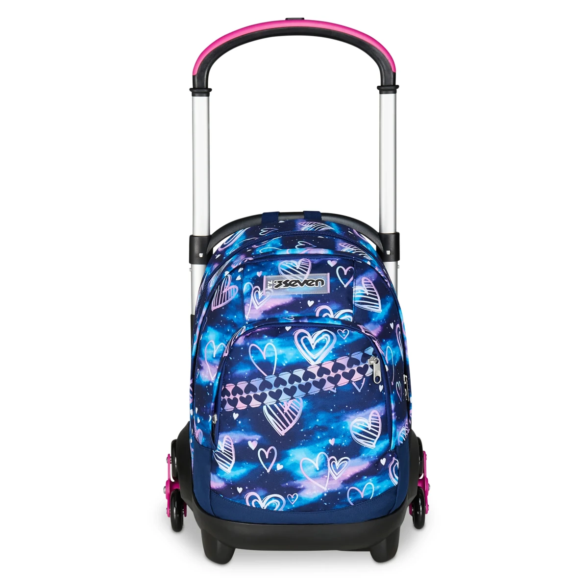 Featured image for “Trolley SEVEN FLEX Separabile 3 RUOTE - Gloomy Heart Bambina”