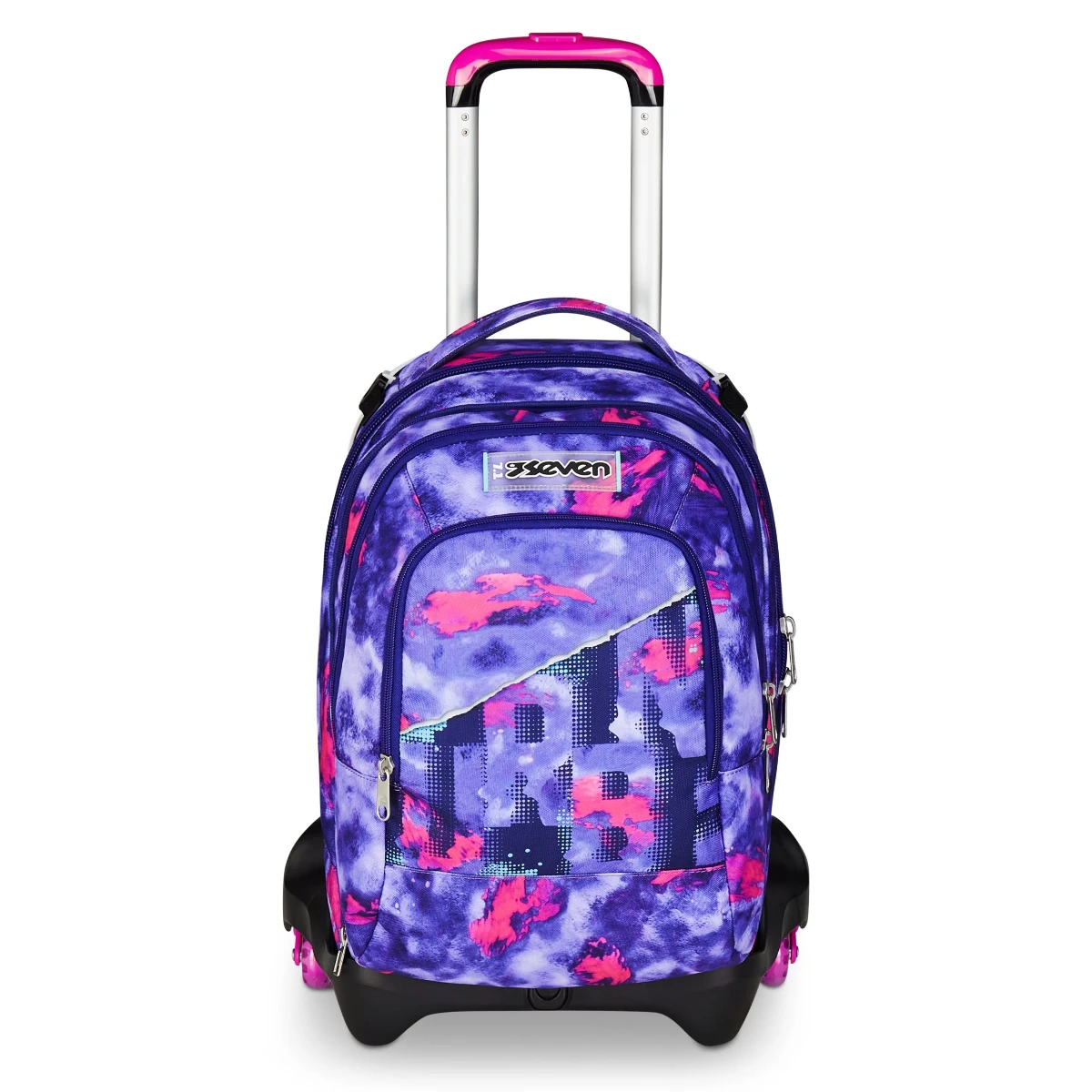Trolley SEVEN Separabile 3 RUOTE DETACH - EXTRA GRANDE - Shady Dye Girl - immagine 2