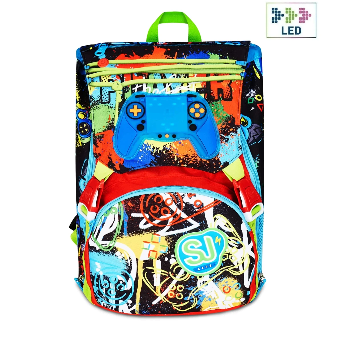 Featured image for “Zaino SJ Estensibile Big Bambino - GAME LED BOY- Joystick Con Luce”